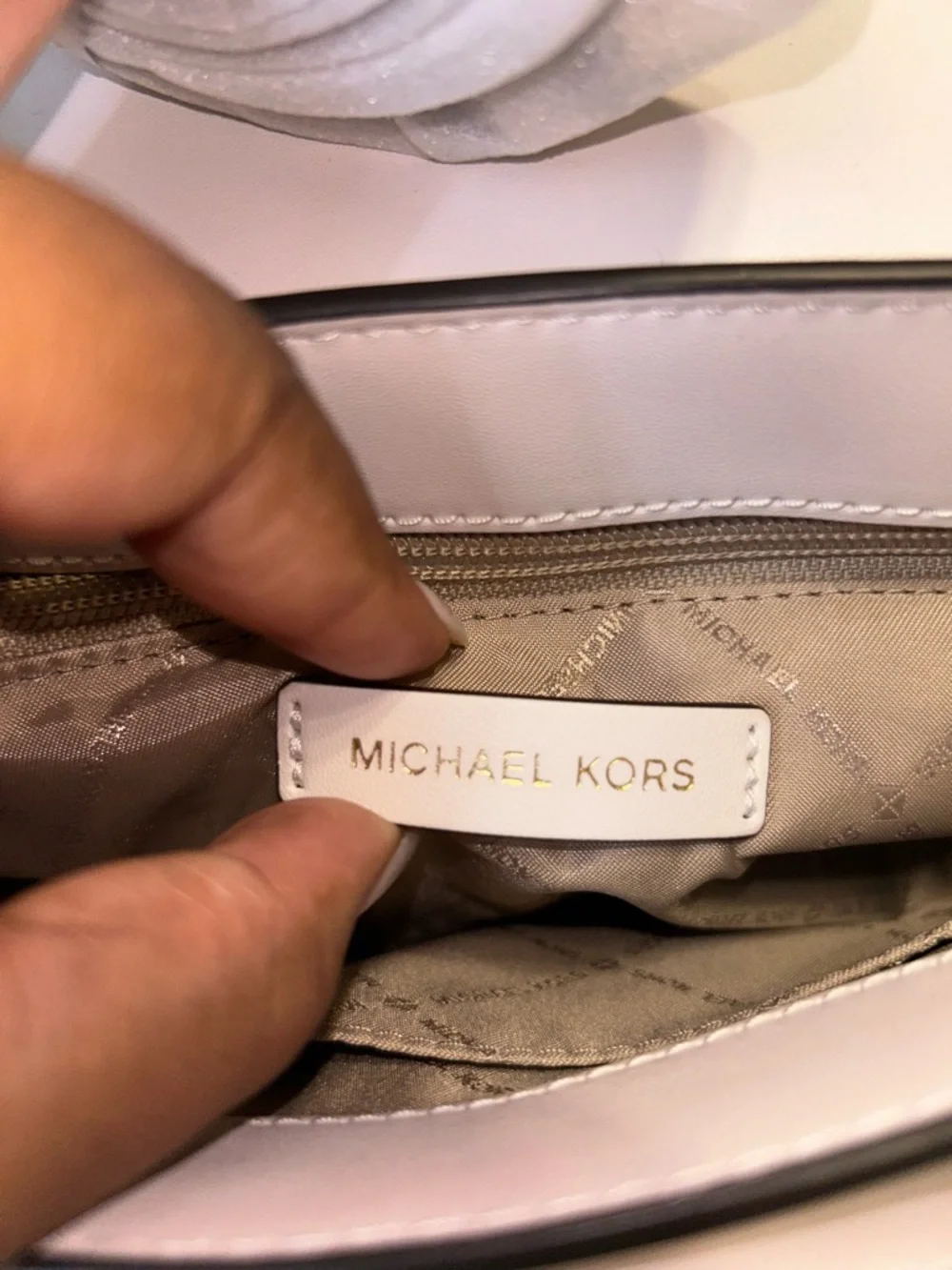 Michael Kors Cream Carmen Flap Crossbody Bag- BRAND NEW NWT